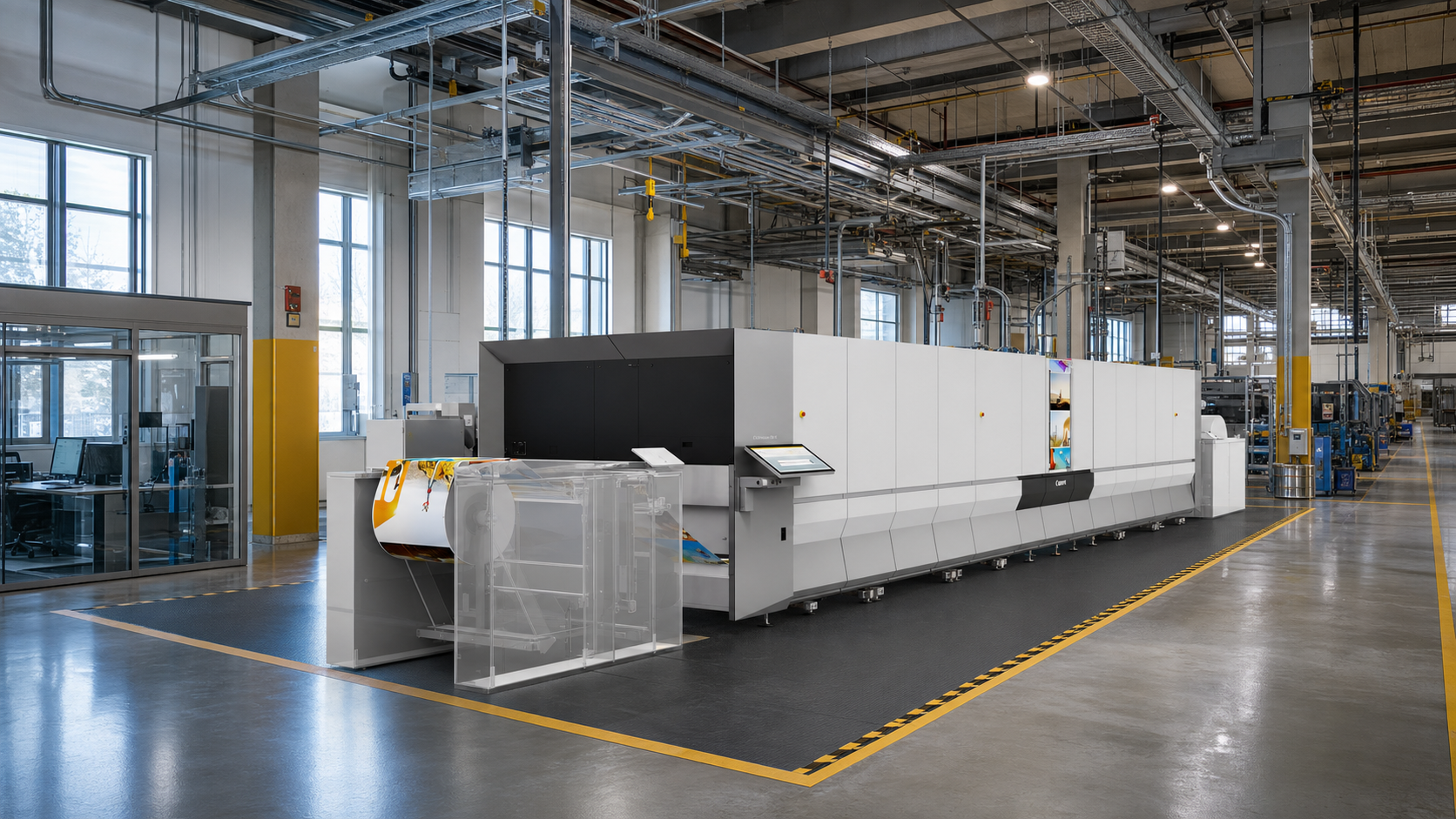 Concept visualization of the proposed Canon ProStream production bay